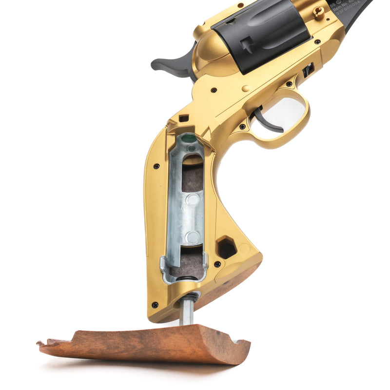 Load image into Gallery viewer, 1858 CO2 Pistol Kit - Black &amp; Gold
