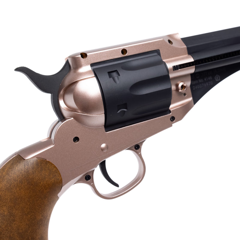 Load image into Gallery viewer, 1858 CO2 Pistol Kit - Black &amp; Rose Gold
