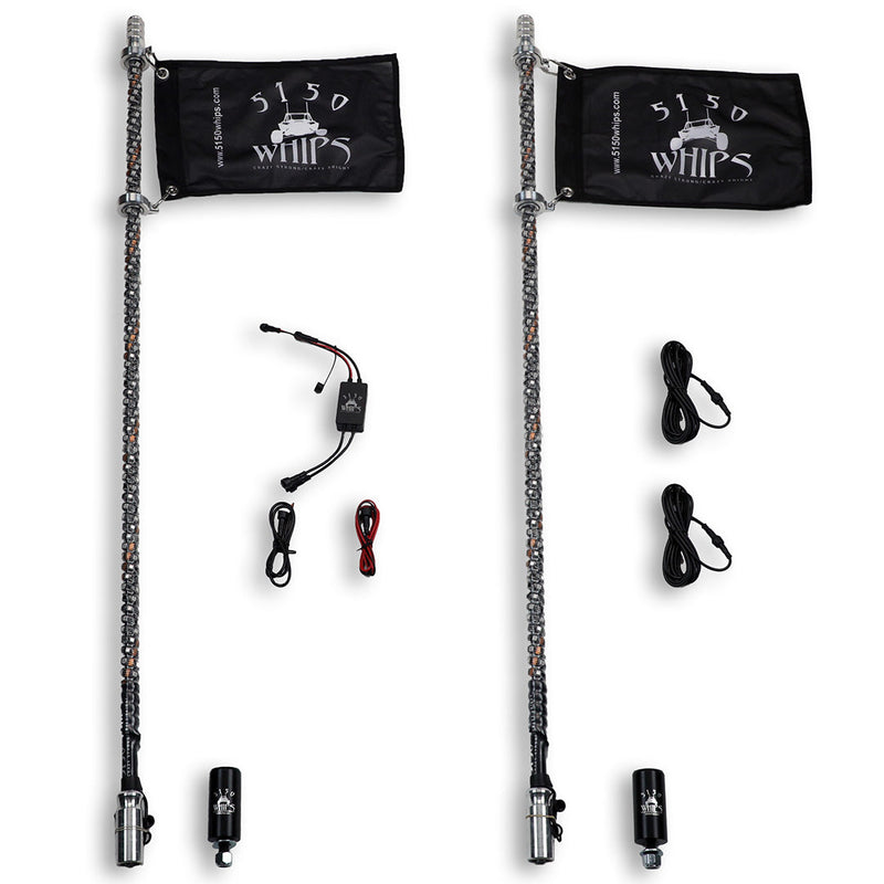 Load image into Gallery viewer, 5150 Platinum 2x 187 LED Whips (1 Pair)
