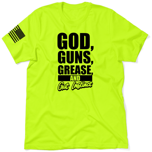 God Guns - Safety T-Shirt