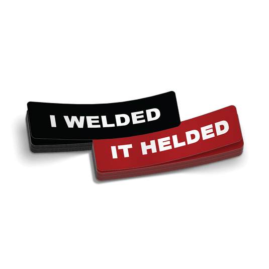 I Welded Hard Hat Decal