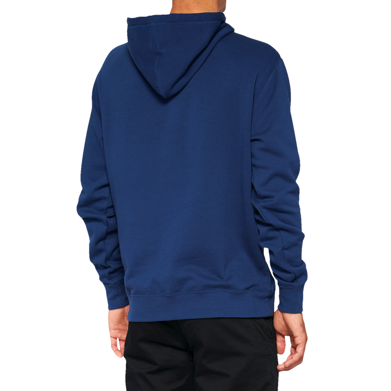 Load image into Gallery viewer, 100% Icon Pullover Hoodie - Navy - Small 20029-00025
