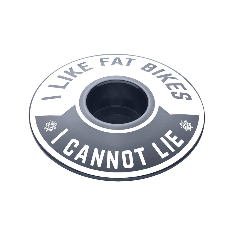 Load image into Gallery viewer, I Like Fat Bikes &amp; I Cannot Lie Bicycle Headset Cap
