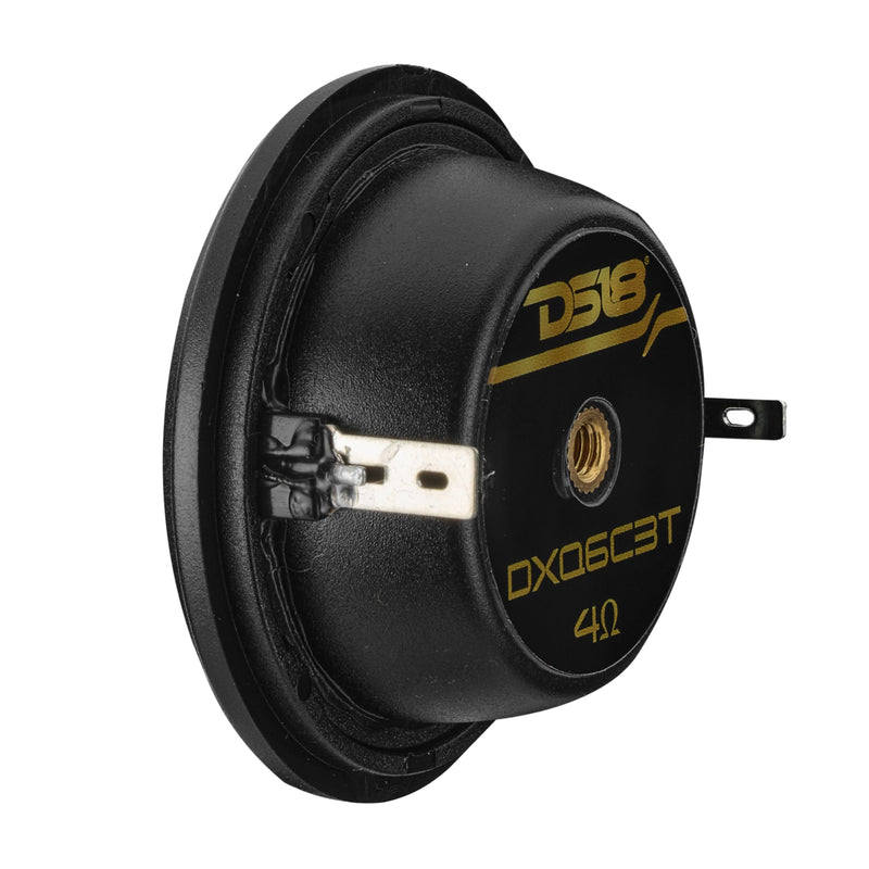 Load image into Gallery viewer, DXQ 6.5" 3-Way Component Speaker Set with Yellow Straw + Composite Foam Cone | 150W RMS 4-Ohm
