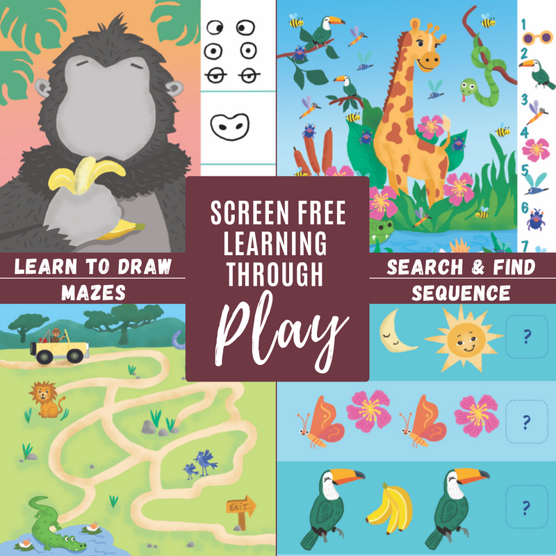 Load image into Gallery viewer, Totebook Kids Dry Erase Activity Kit - Set of 2 Books
