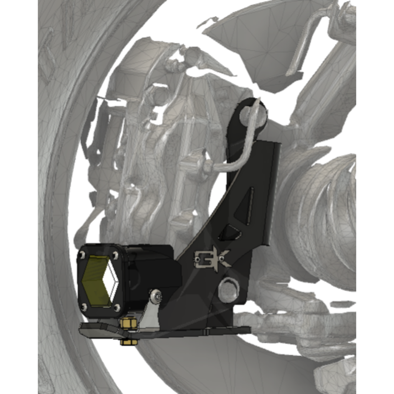 Load image into Gallery viewer, 3rd Gen Toyota 4Runner Steerable Knuckle Pod Light Mounts (1996 - 2002)
