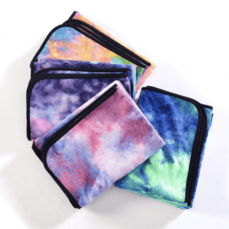 Load image into Gallery viewer, JupiterGear Tie Dye Yoga Mat Towel with Slip-Resistant Grip Dots
