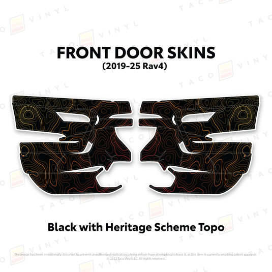 2019-25 Rav4 Door Skins