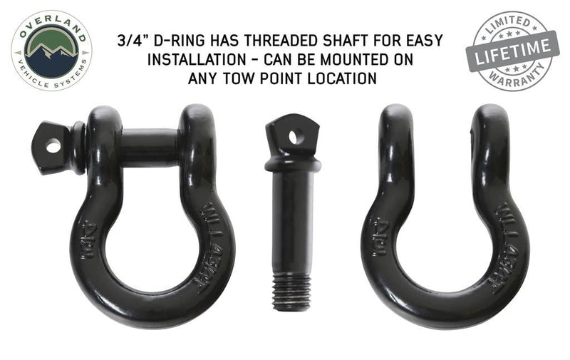 Load image into Gallery viewer, OVS 3/4" D Ring Shackle 4.75 Ton
