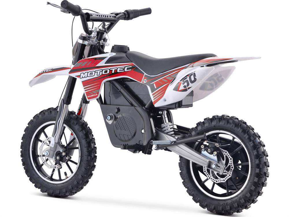 Mototec 24v 500w Gazella Electric Dirt Bike Red - Skoutley Outdoors LLC