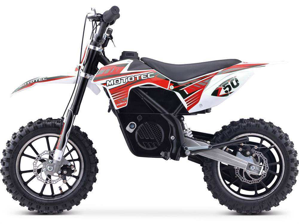 Mototec 24v 500w Gazella Electric Dirt Bike Red - Skoutley Outdoors LLC
