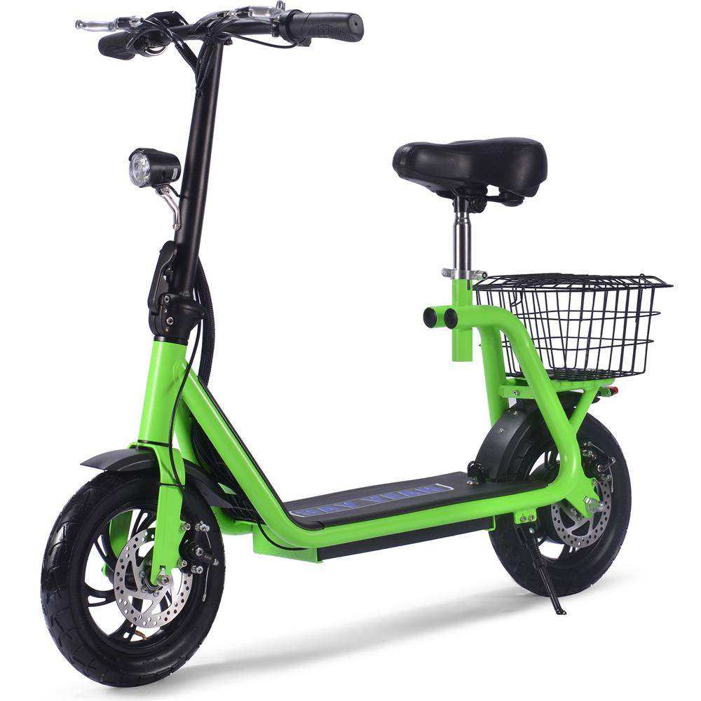 Mototec Metro 36v 500w Lithium Electric Scooter Green - Skoutley Outdoors LLC