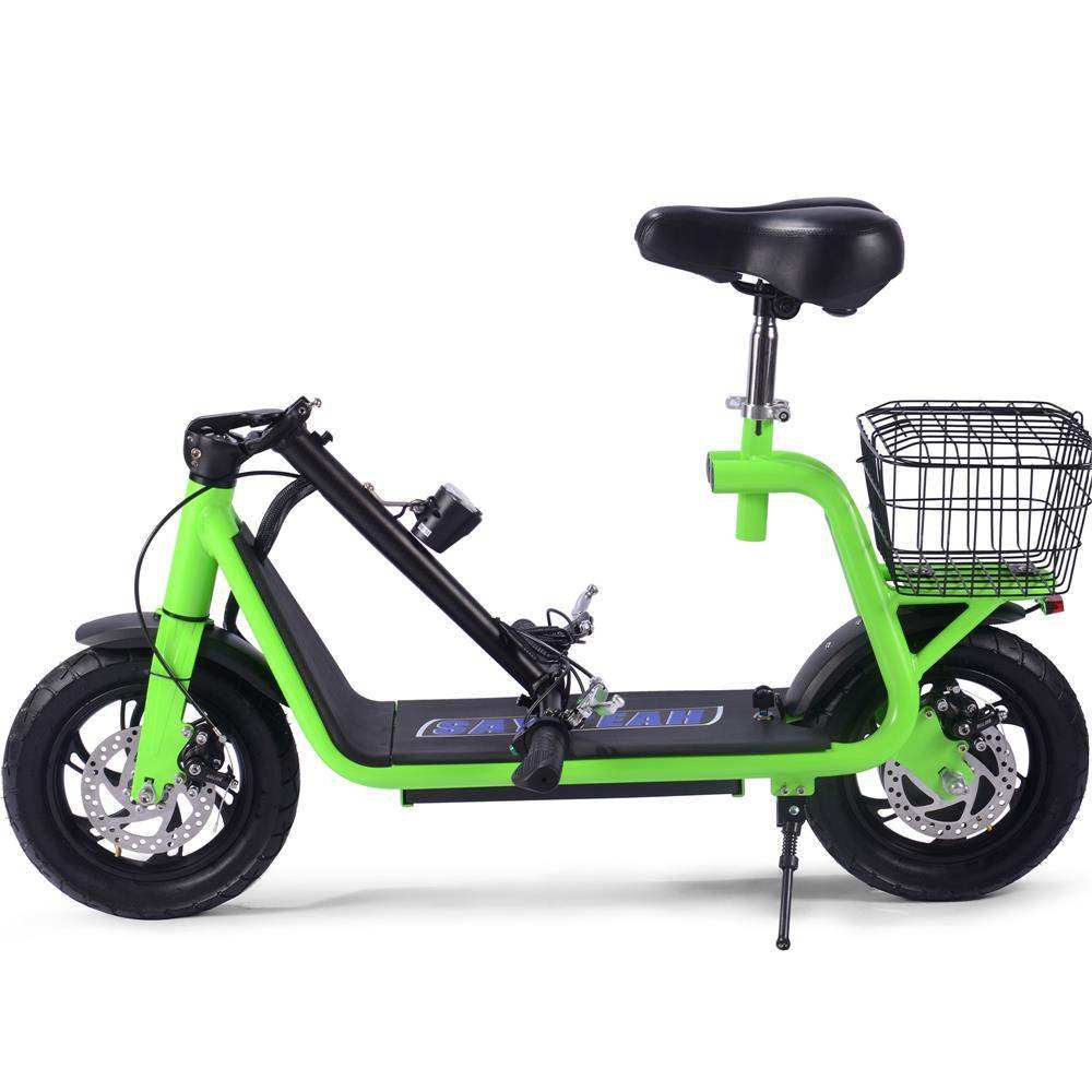 Mototec Metro 36v 500w Lithium Electric Scooter Green - Skoutley Outdoors LLC