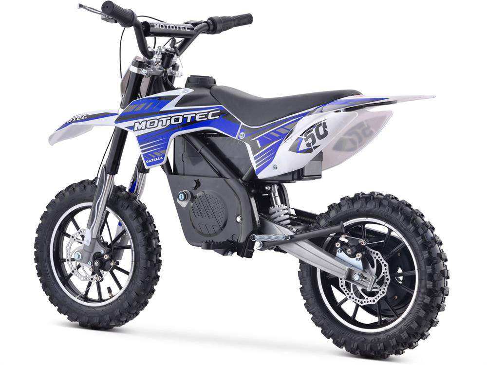 Mototec 24v 500w Gazella Electric Dirt Bike Blue - Skoutley Outdoors LLC