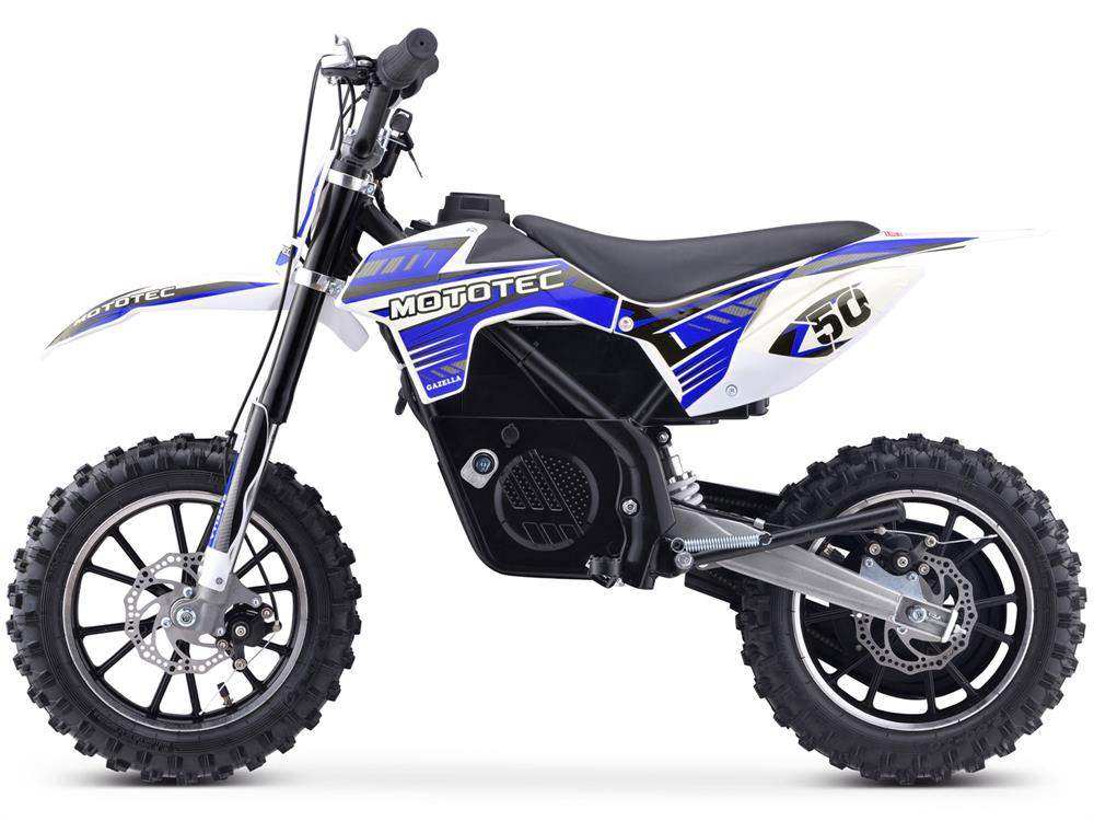 Mototec 24v 500w Gazella Electric Dirt Bike Blue - Skoutley Outdoors LLC