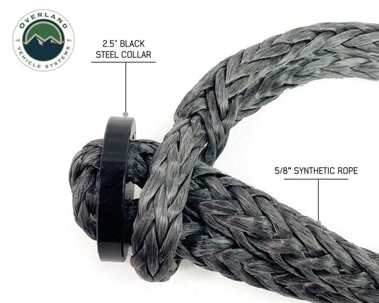 OVS 7/16" Soft Shackle 41,000 lb. - With collar