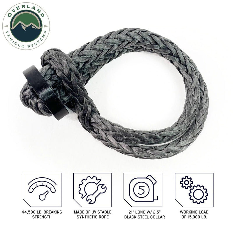 Load image into Gallery viewer, Overland Vehicle Systems 5/8" Soft Shackle 44,500 lb.
