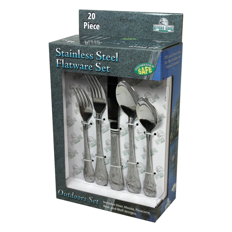 Load image into Gallery viewer, Flatware 20 Piece Set SS
