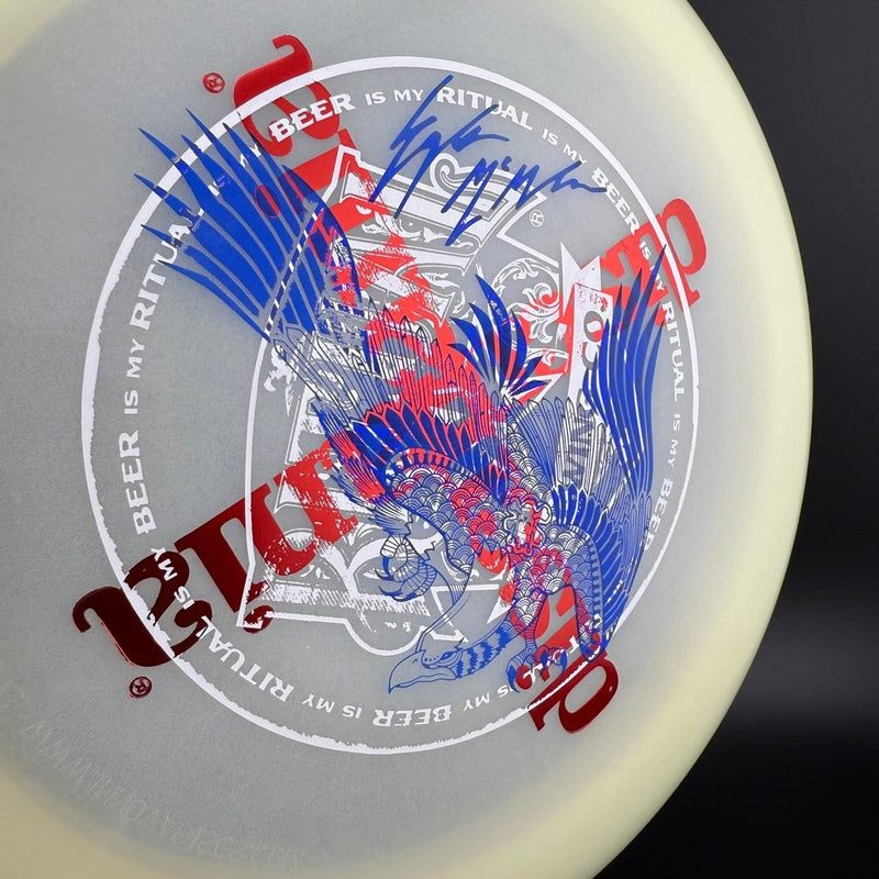 Load image into Gallery viewer, Glow C-Line PD2 (Penned) - Rare Triple Stamp - Eagle Black Ink, Ritual
