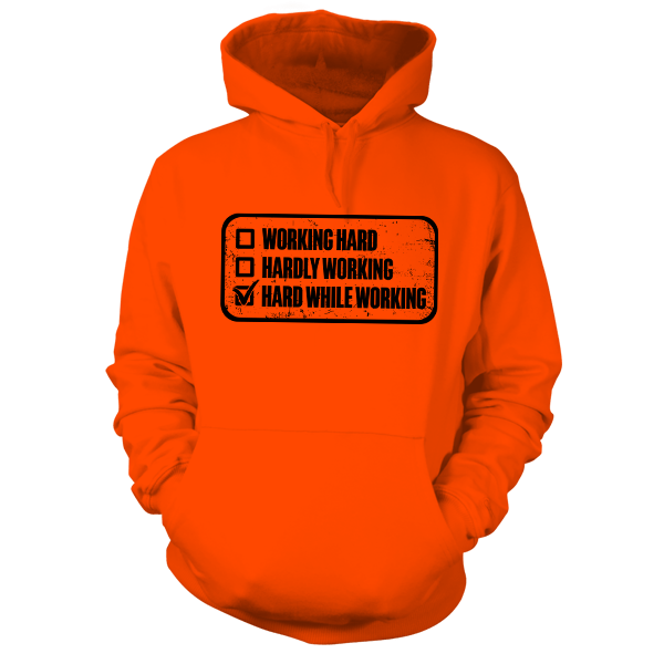 Load image into Gallery viewer, Working Hard - Safety Yellow Hoodie
