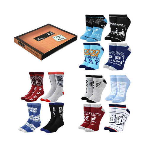 The Office 12 Days of Socks Box Set