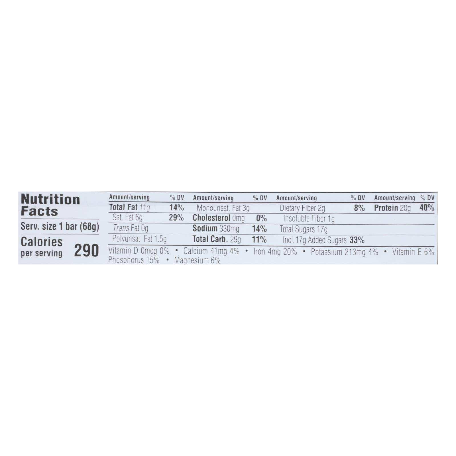 Clif Bar Builder Bar - Chocolate Peanut Butter - Case Of 12 - 2.4 Oz - Skoutley Outdoors LLC