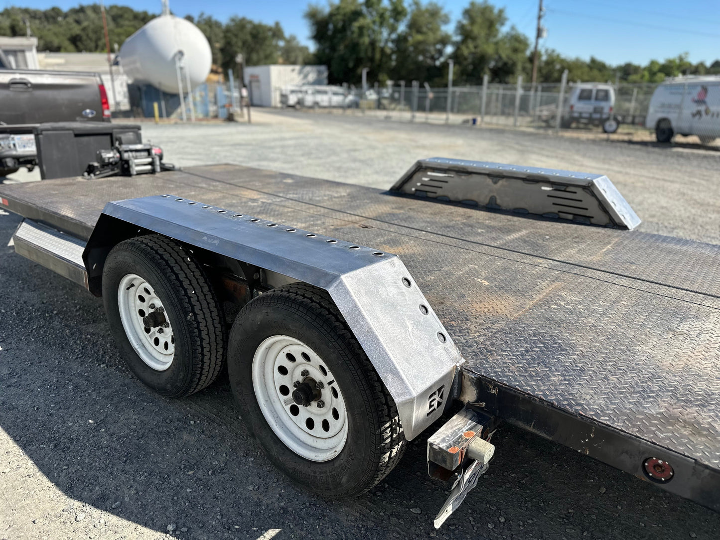 Heavy Duty Weld on DIY Drive Over Trailer Fender Kit Bare Steel - Pair - Skoutley Outdoors LLC