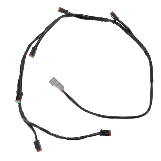 6-LED Pod Light Power Wiring Harness Kit with 2 PIN DT Plug