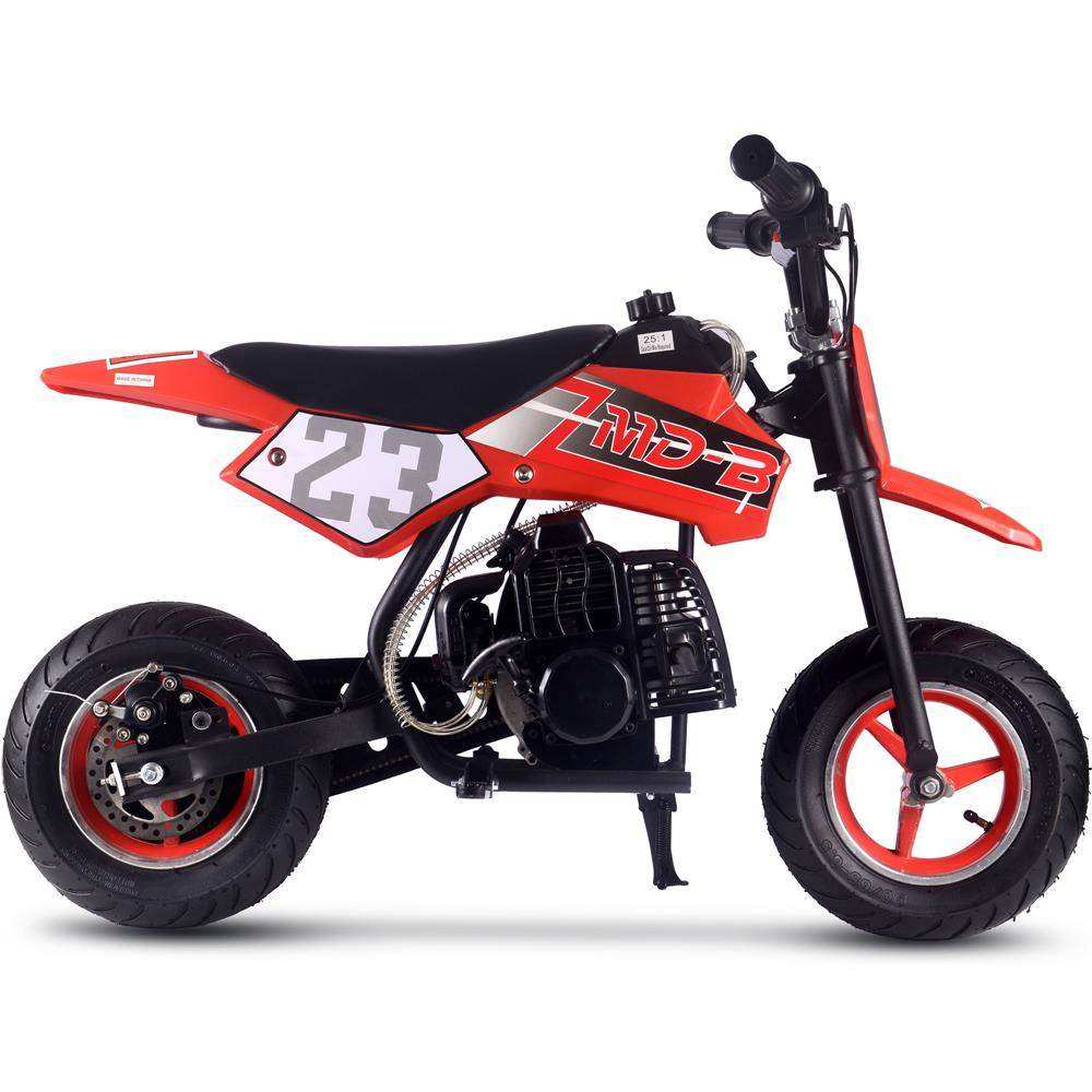 Mototec Db-02 50cc 2-stroke Kids Supermoto Dirt Bike Red - Skoutley Outdoors LLC