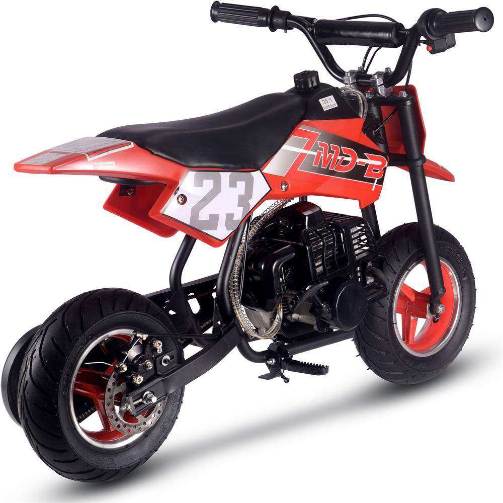 Mototec Db-02 50cc 2-stroke Kids Supermoto Dirt Bike Red - Skoutley Outdoors LLC