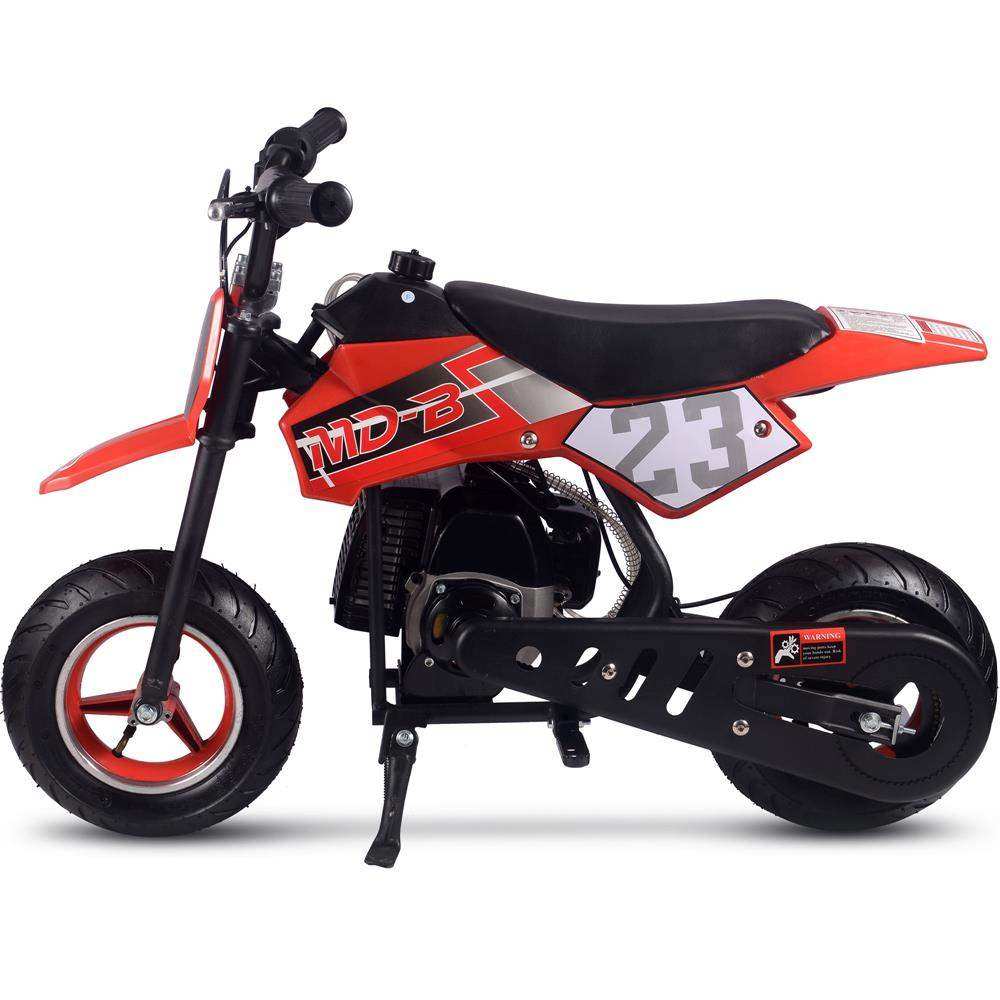 Mototec Db-02 50cc 2-stroke Kids Supermoto Dirt Bike Red - Skoutley Outdoors LLC