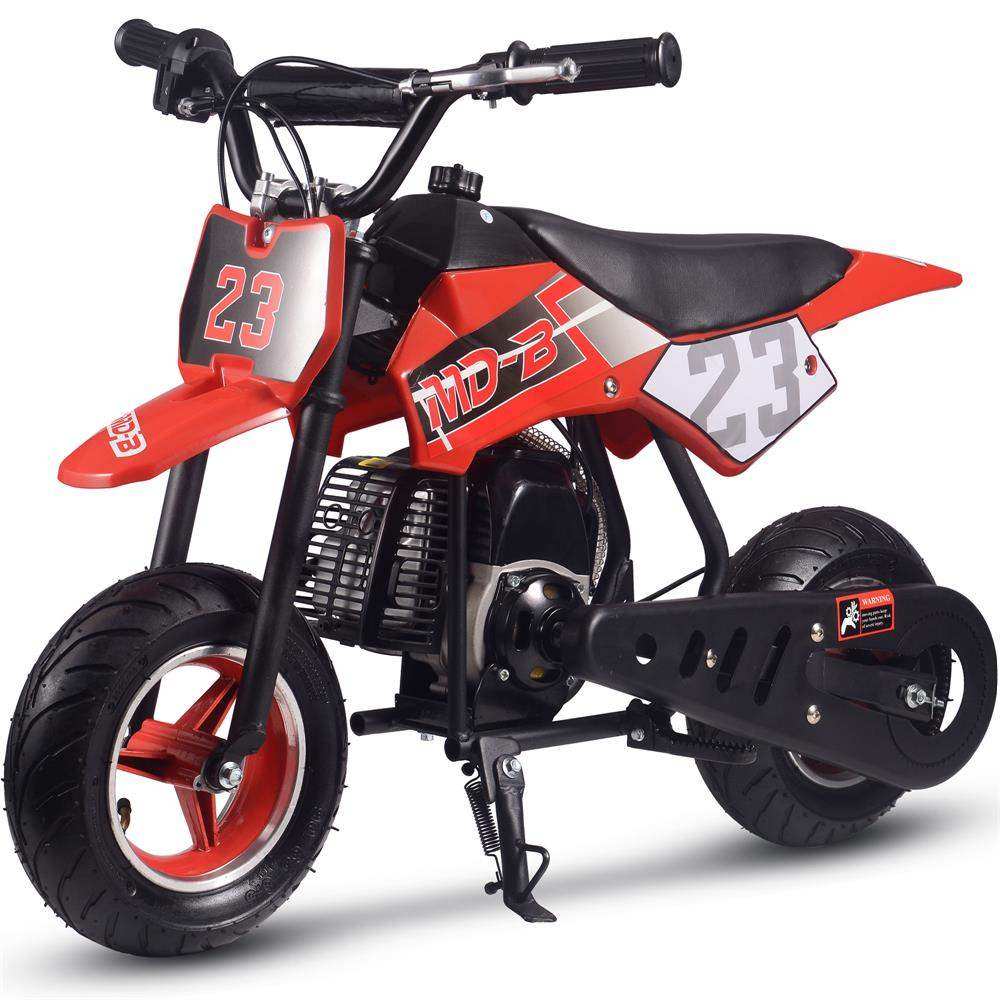 Mototec Db-02 50cc 2-stroke Kids Supermoto Dirt Bike Red - Skoutley Outdoors LLC