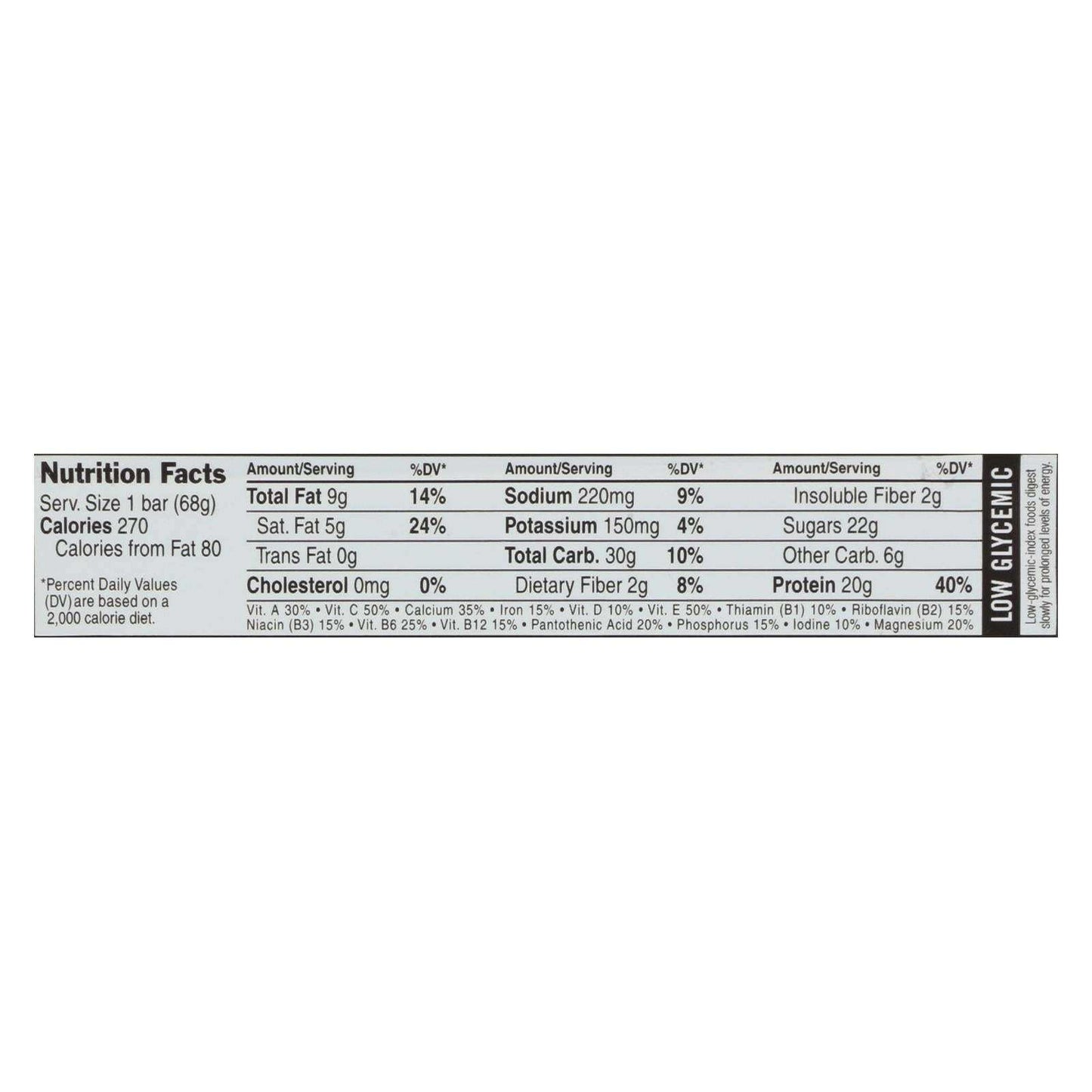 Clif Bar Builder Bar - Vanilla Almond - Case Of 12 - 2.4 Oz - Skoutley Outdoors LLC
