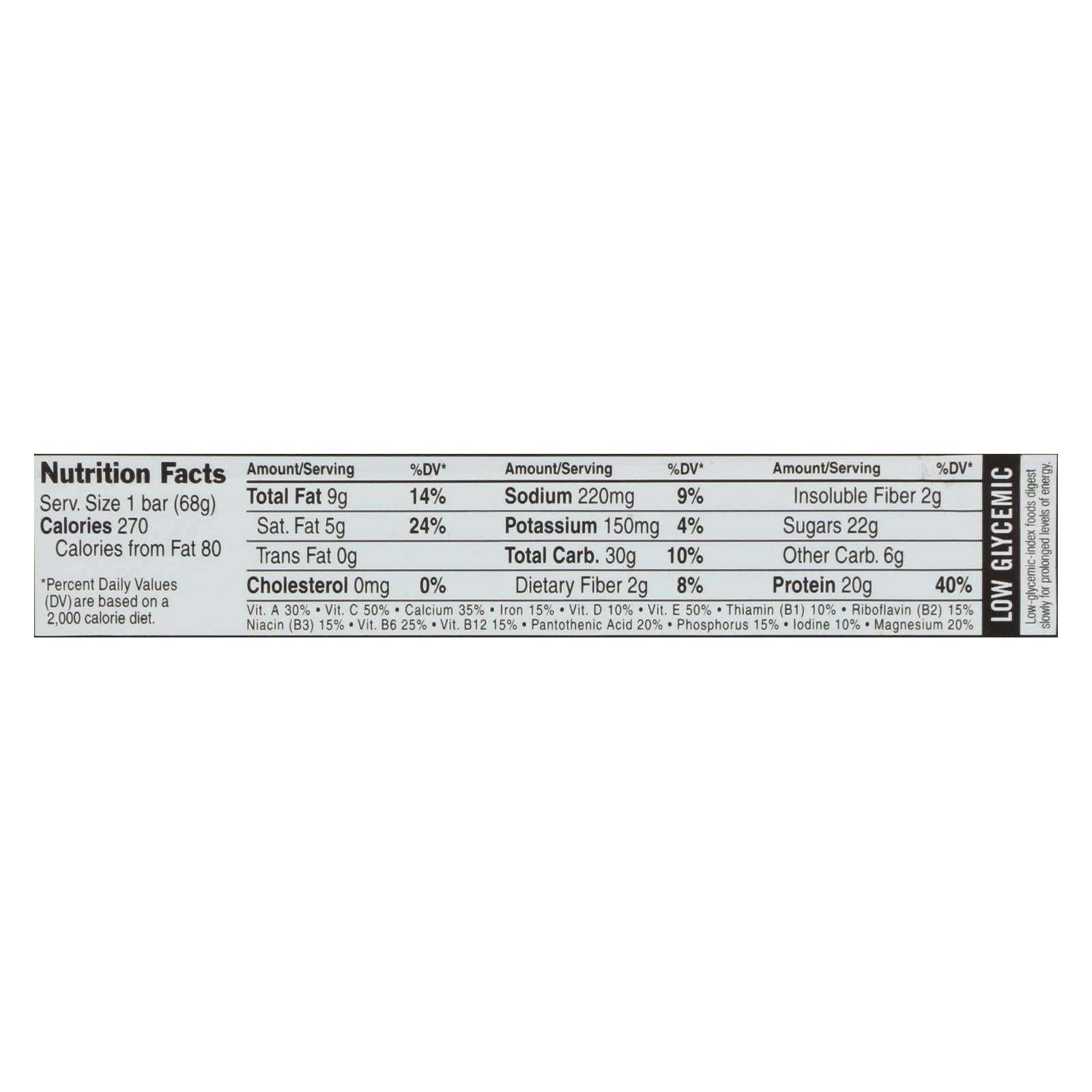 Clif Bar Builder Bar - Vanilla Almond - Case Of 12 - 2.4 Oz - Skoutley Outdoors LLC