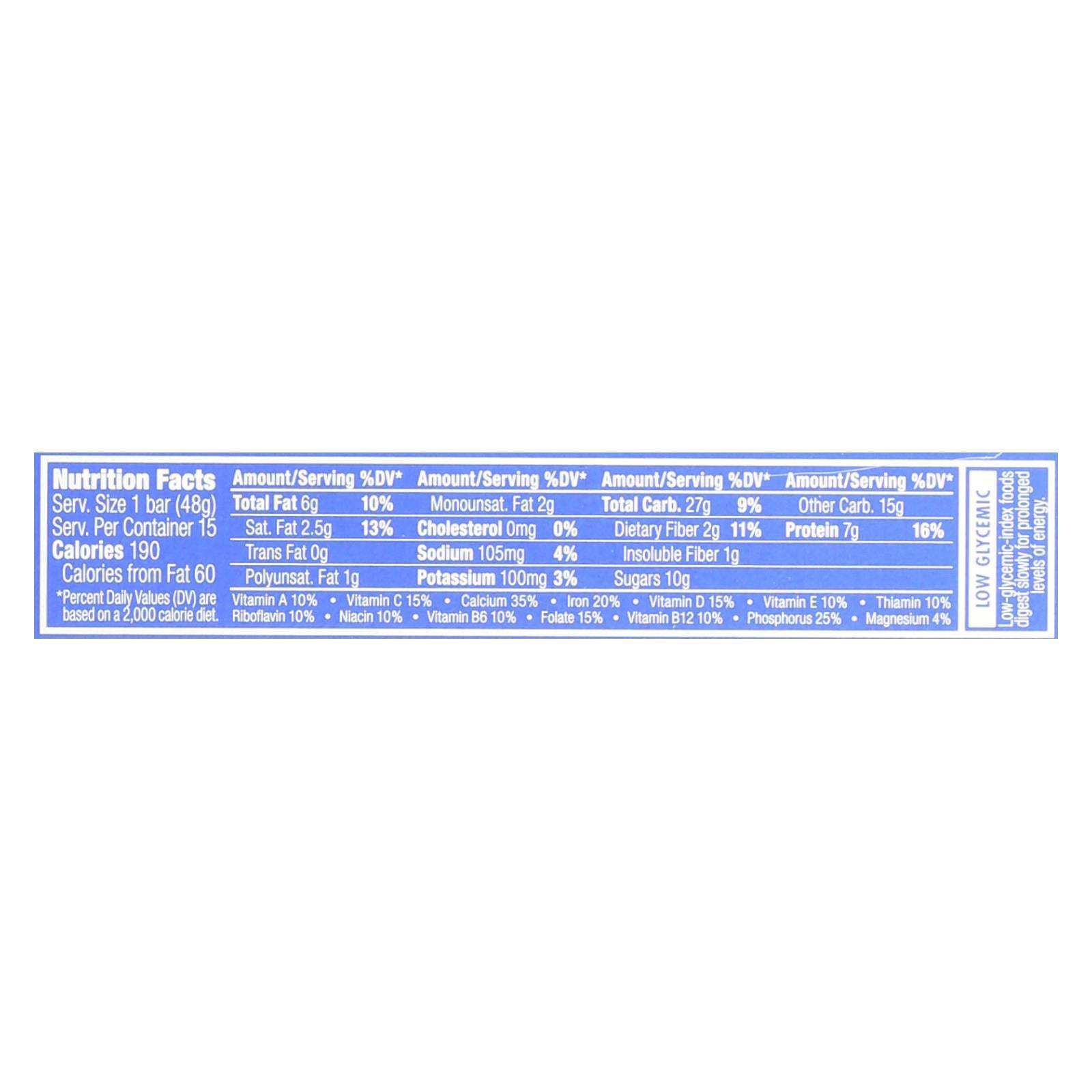 Clif Bar Luna Bar - Organic Blueberry Bliss - Case Of 15 - 1.69 Oz - Skoutley Outdoors LLC