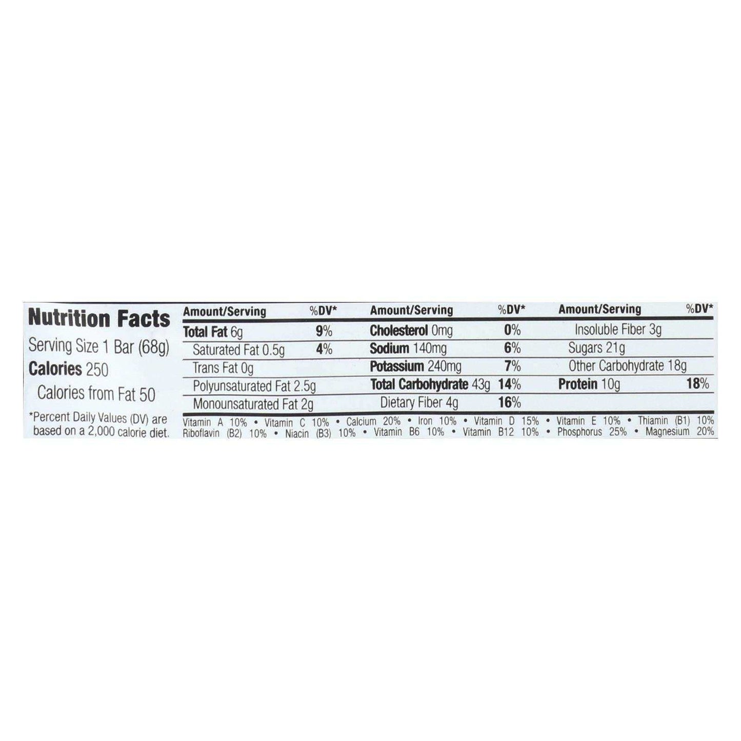 Clif Bar - Organic Oat Raisin Walnut - Case Of 12 - 2.4 Oz - Skoutley Outdoors LLC
