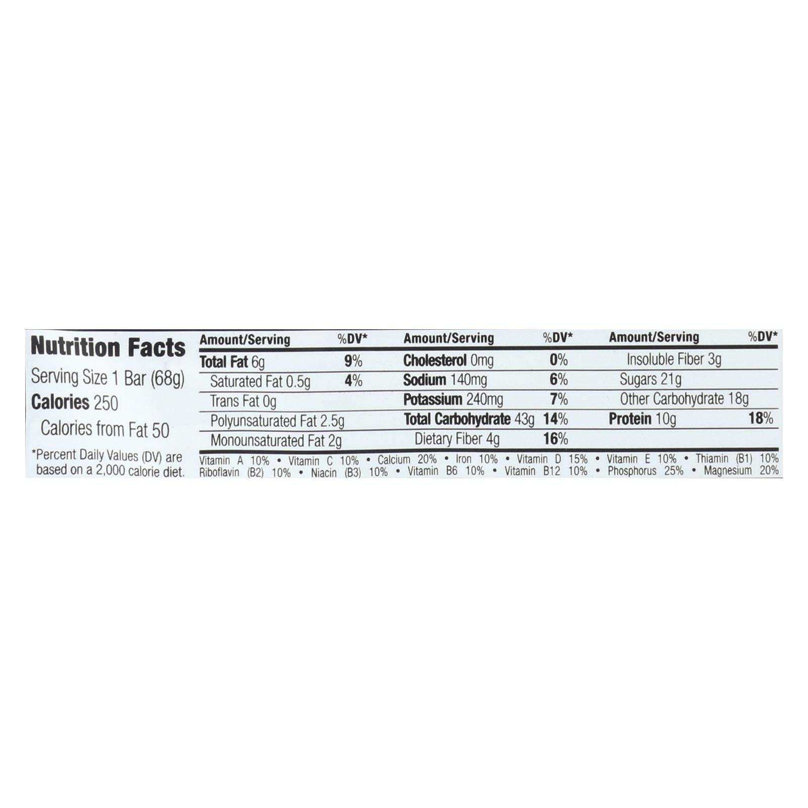 Clif Bar - Organic Oat Raisin Walnut - Case Of 12 - 2.4 Oz - Skoutley Outdoors LLC