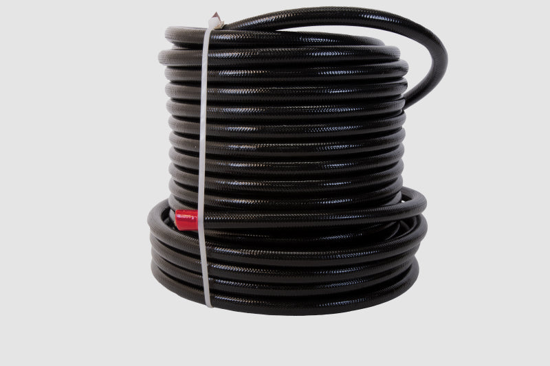 Load image into Gallery viewer, Aeromotive PTFE SS Braided Fuel Hose - Black Jacketed - AN-06 x 16ft 15335
