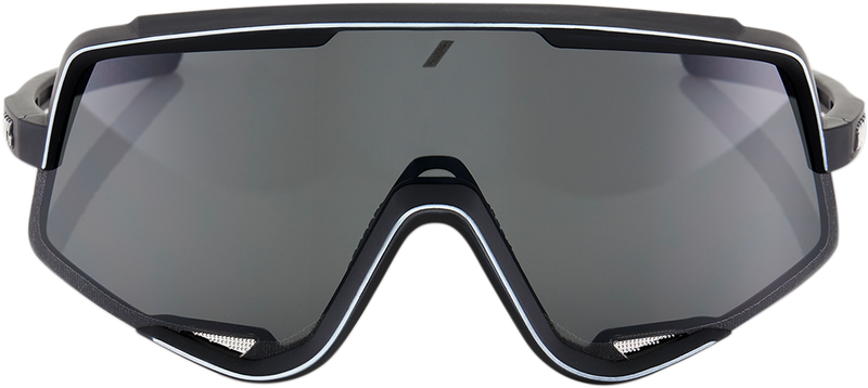 Load image into Gallery viewer, 100% Glendale Sunglasses - Black - Smoke 60011-00000
