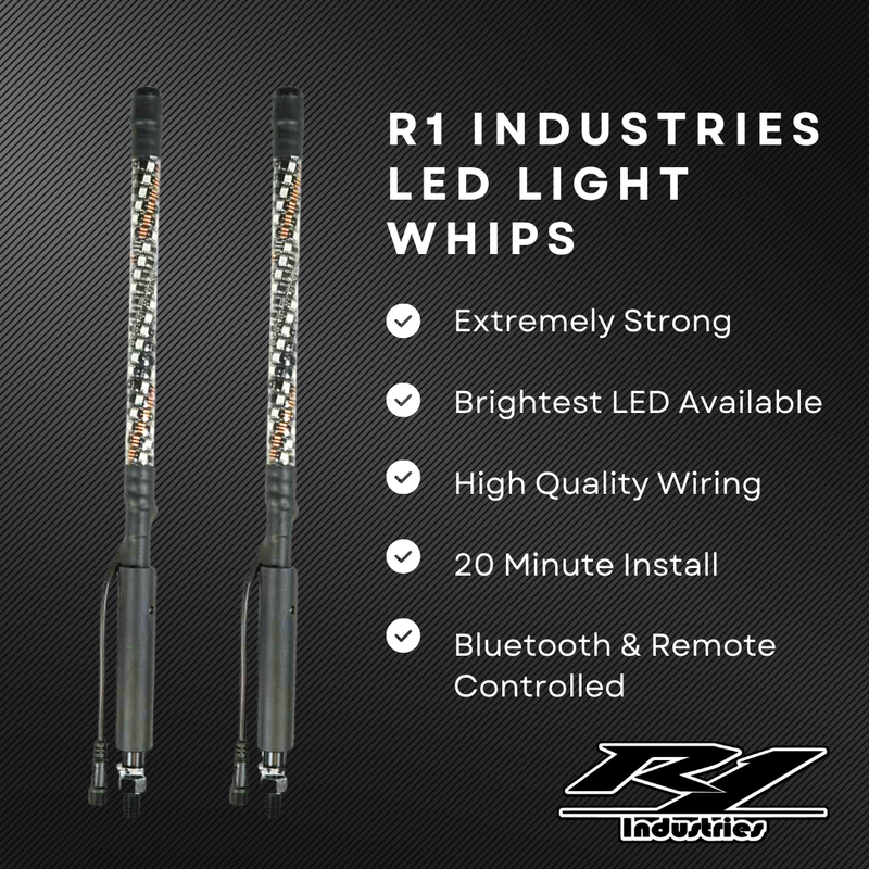 Load image into Gallery viewer, R1 Extreme LED Light Whips (Pair)
