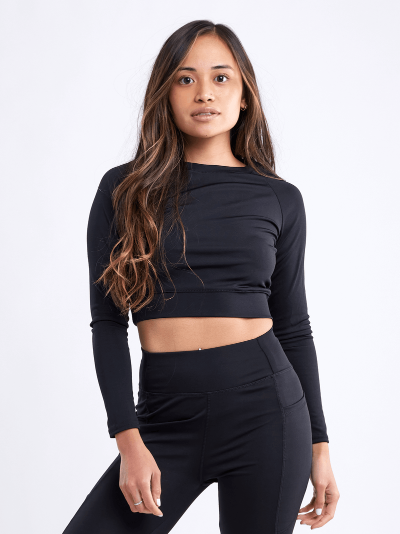 Load image into Gallery viewer, JupiterGear Long-Sleeve Crop Top
