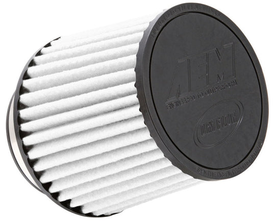 AEM Induction AEM Dryflow Conical Air Filter 6in Base OD x 3.5in Flange ID x 5.25in Height 21-204BF