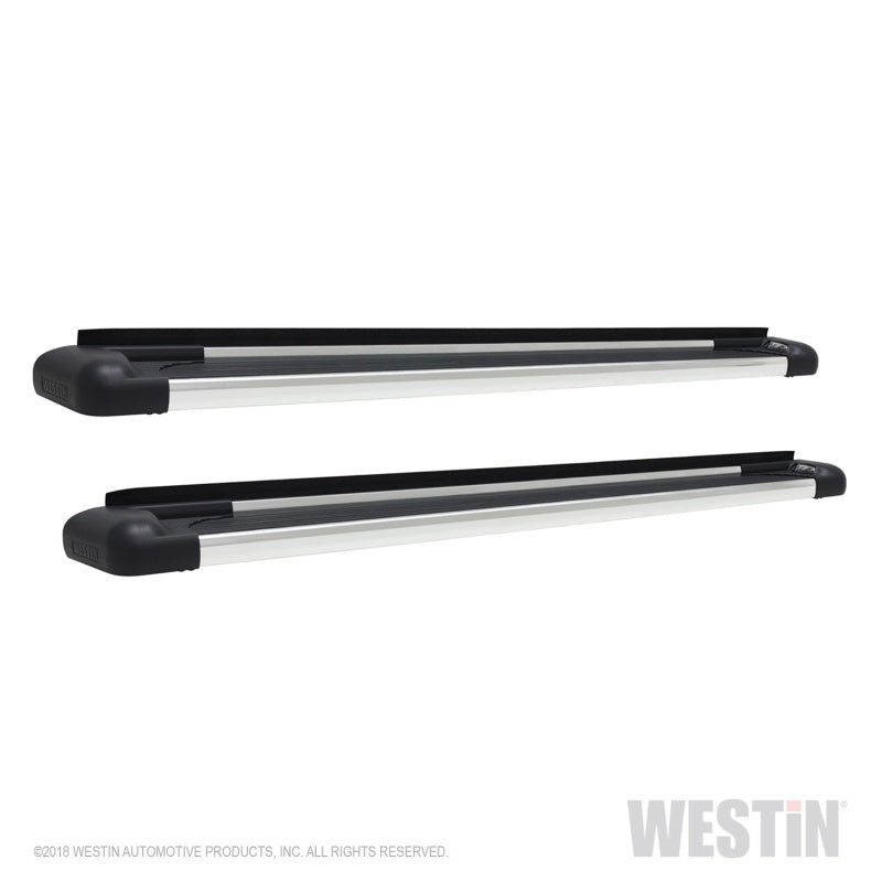 Load image into Gallery viewer, Westin SG6 Polished Aluminum Running Boards 74.25 in
