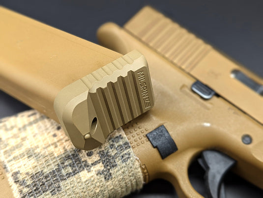 MILSPIN Magazine Base Plate Window Breaker (Patent Pending)