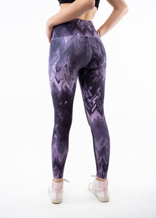 Purple Wave Yoga Pants