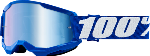 100% Youth Strata 2 Goggles - Blue - Blue Mirror 50032-00002