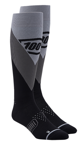 100% Hi-Side Performance Socks - Black - Large/XL 20054-00010