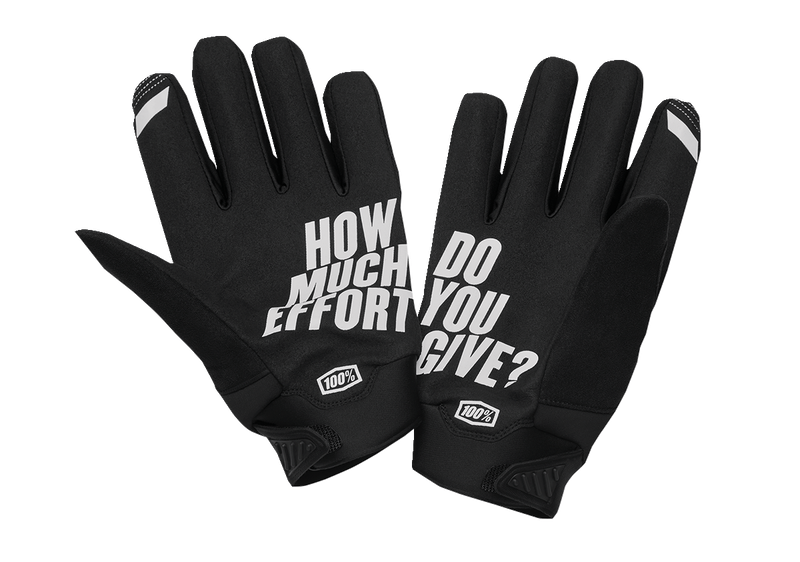 Load image into Gallery viewer, 100% Brisker Gloves - Black/Gray - Small 10003-00000
