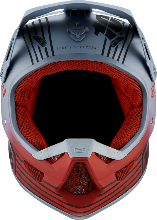 100% Status Helmet - Caltec/Gray - Medium 80010-00009