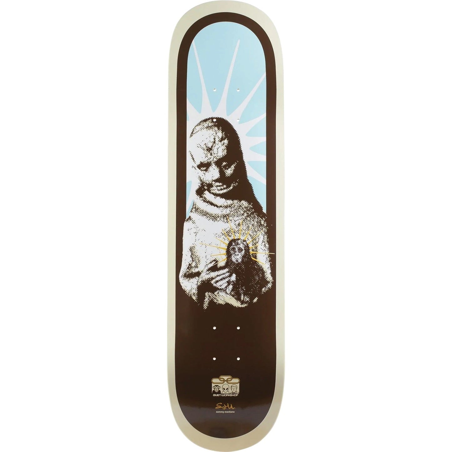 Alien Workshop Montano Piety Skateboard Deck - 8.25"